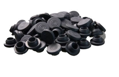 Picture of Grey Rubber Stoppers (20 mm) - 1000/package