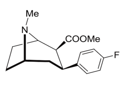 Picture of (-)-2-beta-Carbomethoxy-3-beta-(4-fluorophenyl)tropane (10 mg)