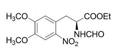 Picture of N-formyl-3,4-dimethoxy-6-nitro-D-phenylalanine ester (50 mg)