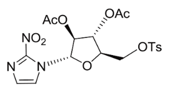 Picture of 1H-l midazole,1-[2,3-di-O-acetyl-5-O-[(4-methylphenyl)sulfonyl]- alpha-D-arabino-furanosyl]-2-nitro- (Custom Volume)