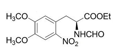 Picture of N-formyl-3,4-dimethoxy-6-nitro-D-phenylalanine ester (10 mg)