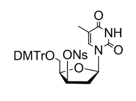 Picture of DMTr-Nosyl-lyxothymidine (2 mg)