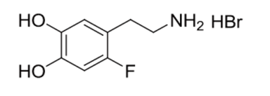 Picture of 4-(2-Aminoethyl)-5-fluorobenzene-1,2-diol hydrobromide (5 mg)