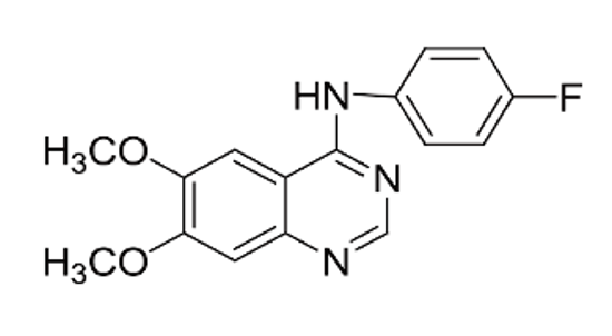 Picture of N-(4-Fluorophenyl)-6,7-Dimethoxy-4- quinazolinamine (10 mg)