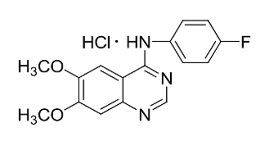 Picture of 4-(4’-Flouoroanilino)-6,7-dimethoxyquinazoline hydrochloride (5 mg)