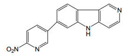 Picture of 7-(6-nitropyridin-3-yl)-5H-pyrido[4,3-b]indole (2 mg)
