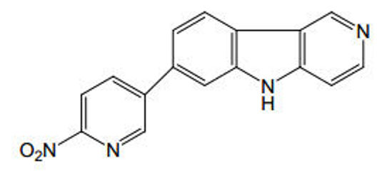 Picture of 7-(6-nitropyridin-3-yl)-5H-pyrido[4,3-b]indole (2 mg)