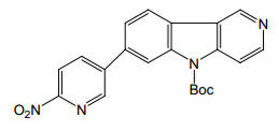 Picture of tert-butyl-7-(6-nitropyridin-3-yl)-5H-pyrido[4,3-b]indole-5-carboxylate (Custom Volume)