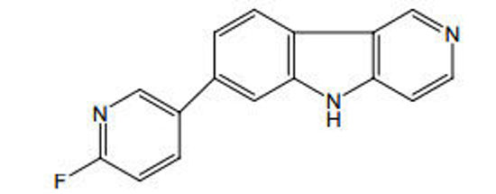 Picture of 7-(6-fluoropyridin-3-yl)-5H-pyrido[4,3-b] indole (2 mg)